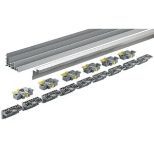 TopLine XL set profile rulare/ghidare 4000mm silver 9278657