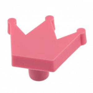 Buton UM-CROWN-RZ coroana roz cauciuc