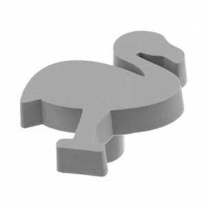 Buton UM-FLAMING-SZ flamingo gri cauciuc