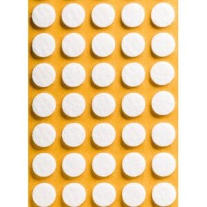 Pasla rotund cu adeziv ø15 mm alb KW6153