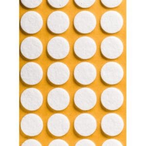 Pasla rotund cu adeziv ø20 mm alb KW6203