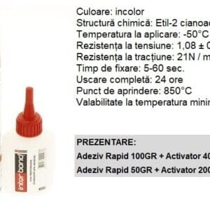 Adeziv Rapid 100GR + Activator 400ml
