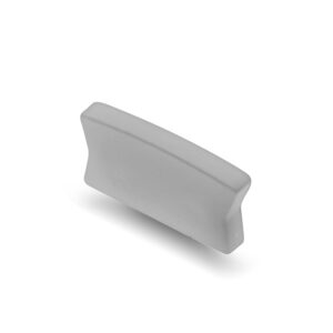 Capat gri pentru profil GLAX fara frezare 14mm PA-ZASGLAXMNK-00