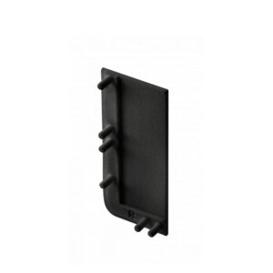 Capat plin dreapta pentru profil VELLO tip L, negru PA-ZASVELLO-LPP-20M