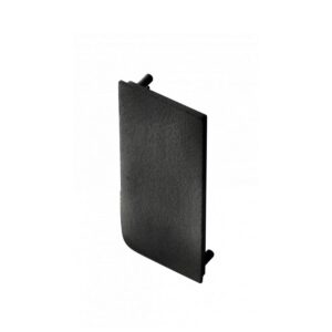 Capat plin stanga pentru profil VELLO tip L, negru PA-ZASVELLO-LPL-20M