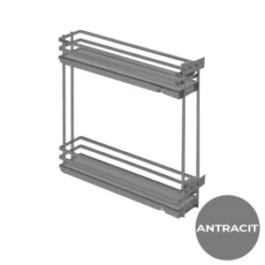 MovixPro cos Jolly 150 mm 2 nivele fara glisiere, antracit KO-150BO-60
