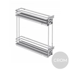 MovixPro cos Jolly 150 mm 2 nivele fara glisiere, crom KO-150BO-01
