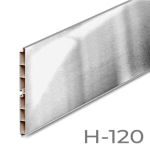 Plinta PRO120 / 4 ml aluminiu neted 13471631019