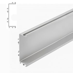 Profil VELLO tip C cu functie led 3ml aluminiu PA-VELLO-C3M-05