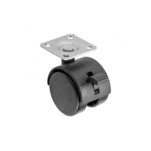 Rotila fotoliu ø40 cu frana neagra KM-0H-40-D20