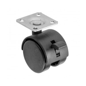 Rotila fotoliu ø50 cu frana neagra KM-0H-50-D20