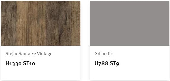 Gri deschis - U708 ST9 - 18 mm - Pal Melaminat EGGER - Wooden