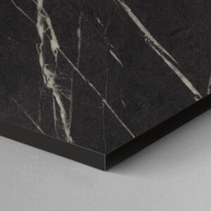 Pietra Grigia negru - F206 ST9 - Blat laminat compact miez negru 12 mm grosime - 920 mm latime -  EGGER