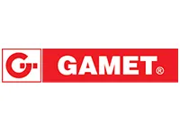 Logo brand GAMET - Producător de accesorii decorative metalice pentru mobilier.