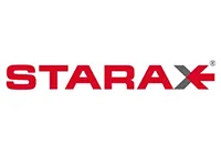 Logo brand STARAX - Producător de accesorii metalice și sisteme de organizare interioară pentru mobilier.